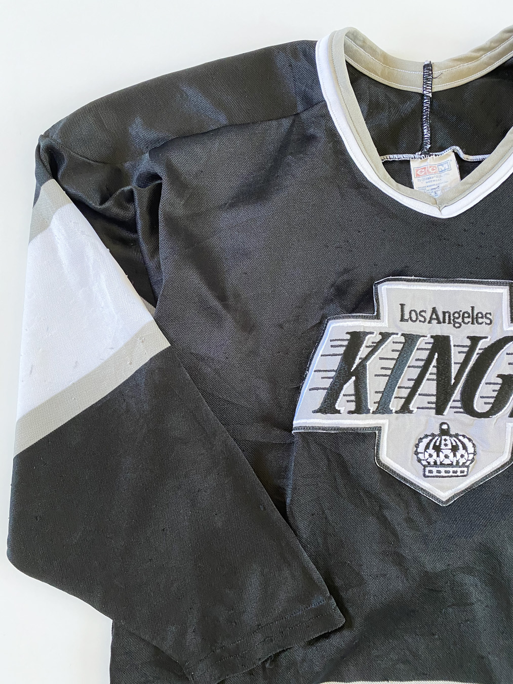 Vintage Los Angeles Kings CCM Maska NHL Hockey Jersey Size Mens Large 90's  USA