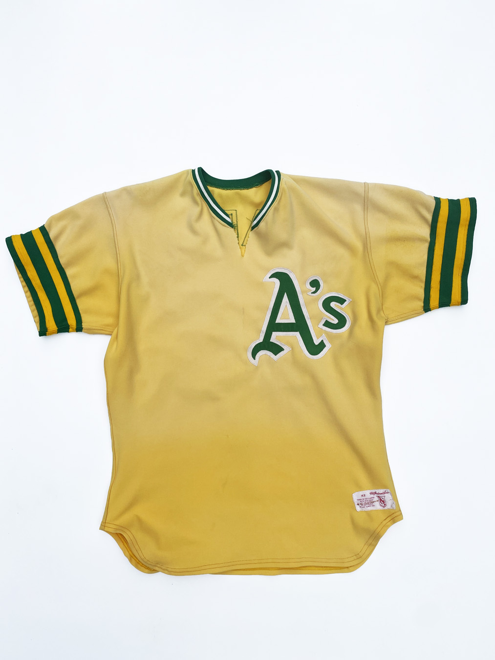 70s Oakland A's Yellow MLB Faded Jersey