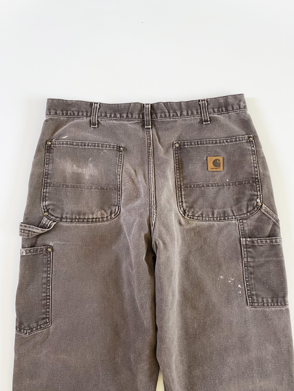 Faded Brown Carhartt Double Knee Pants - 5 Star Vintage