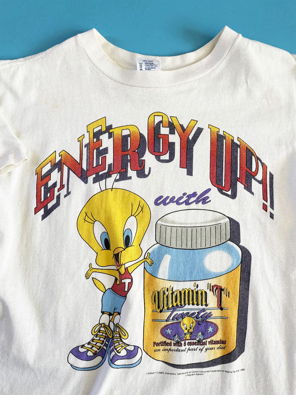90s Tweety Bird Vitamin T Energy Up T-Shirt