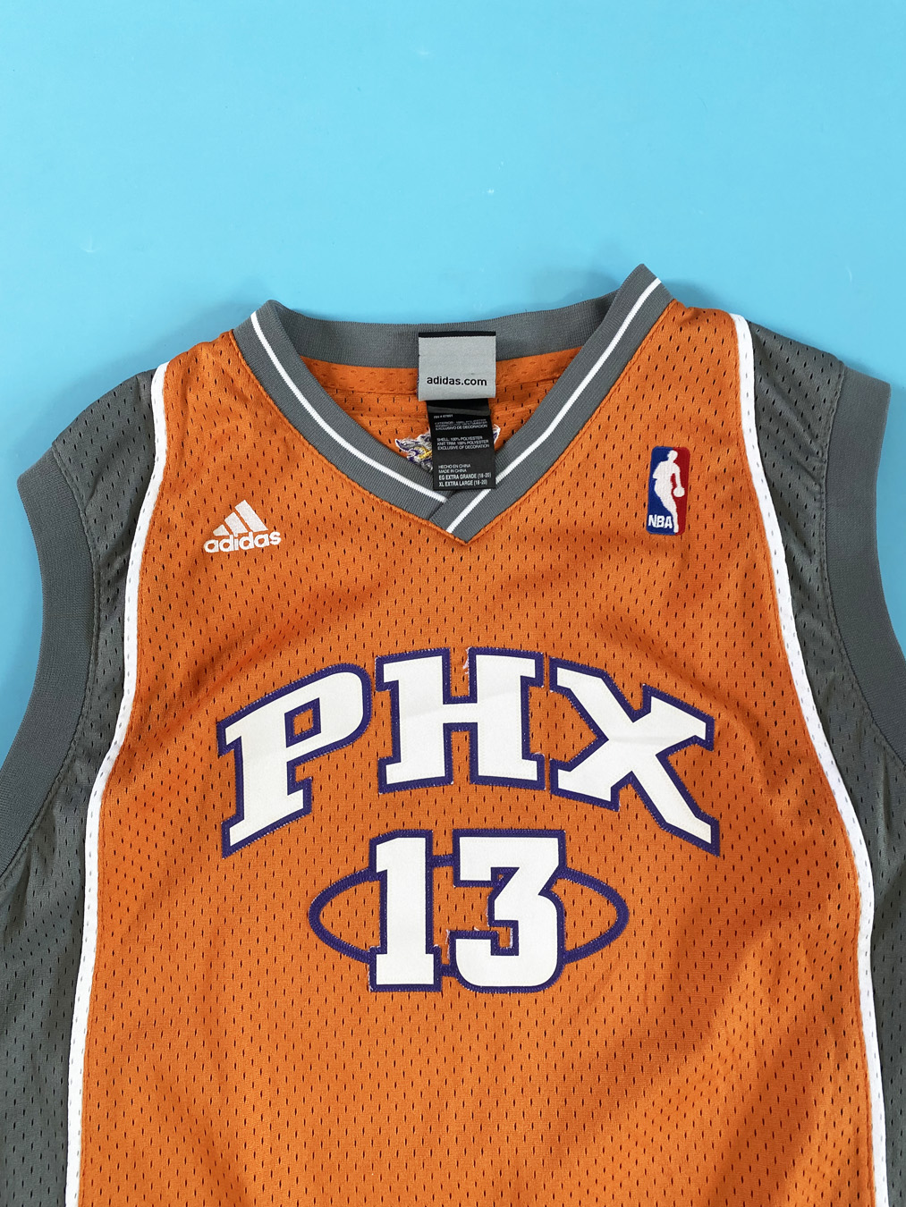 Authentic Steve Nash Adidas Phoenix Suns Jersey White Sz. 60 NWT