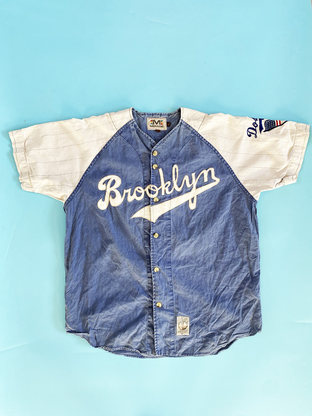 mirage, Shirts, Mirage First String Uniform Brooklyn Dodgers Baseball  Shirt
