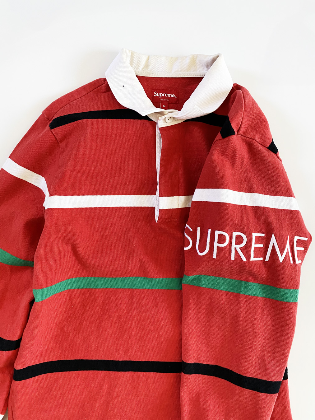 Supreme Red Striped 'POLO' Rugby FW16