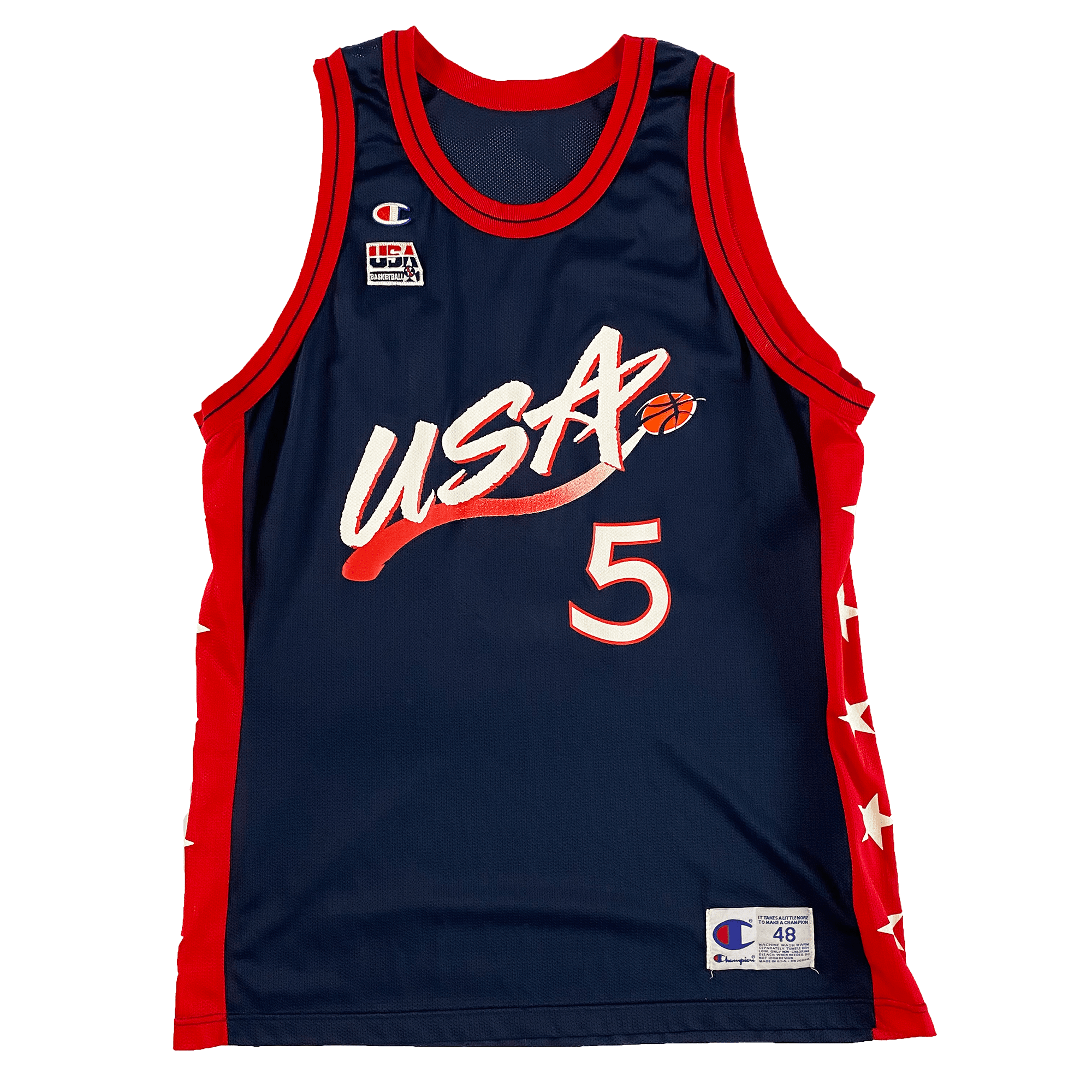 Vintage Grant Hill USA Dream Team Champion Jersey 90s NBA