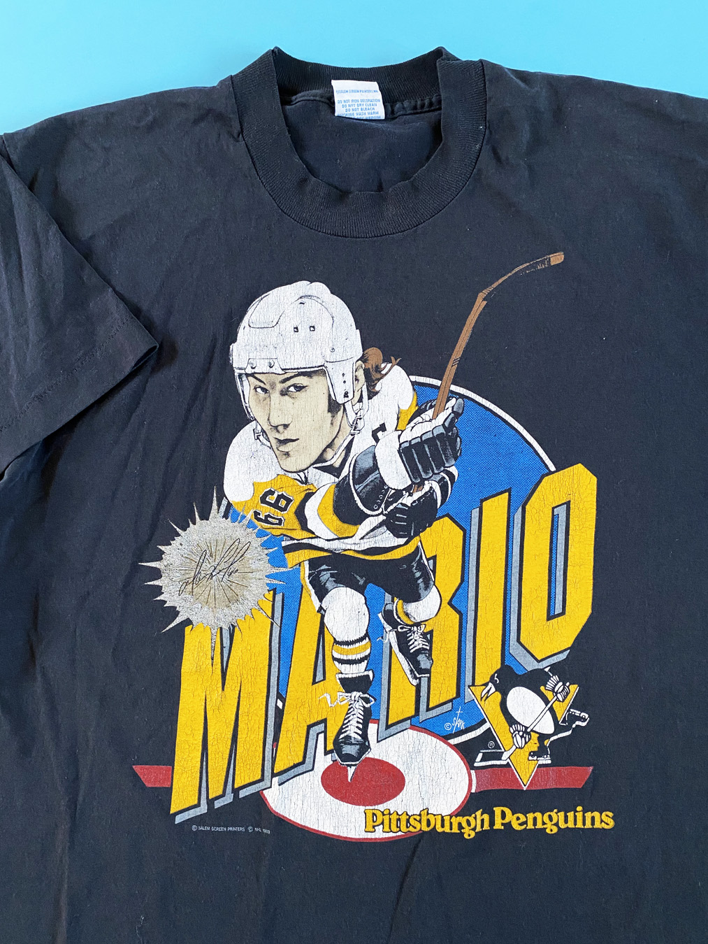 Mario Lemieux Pittsburgh Penguins Kids T-Shirt by Iconic Sports Gallery -  Fine Art America
