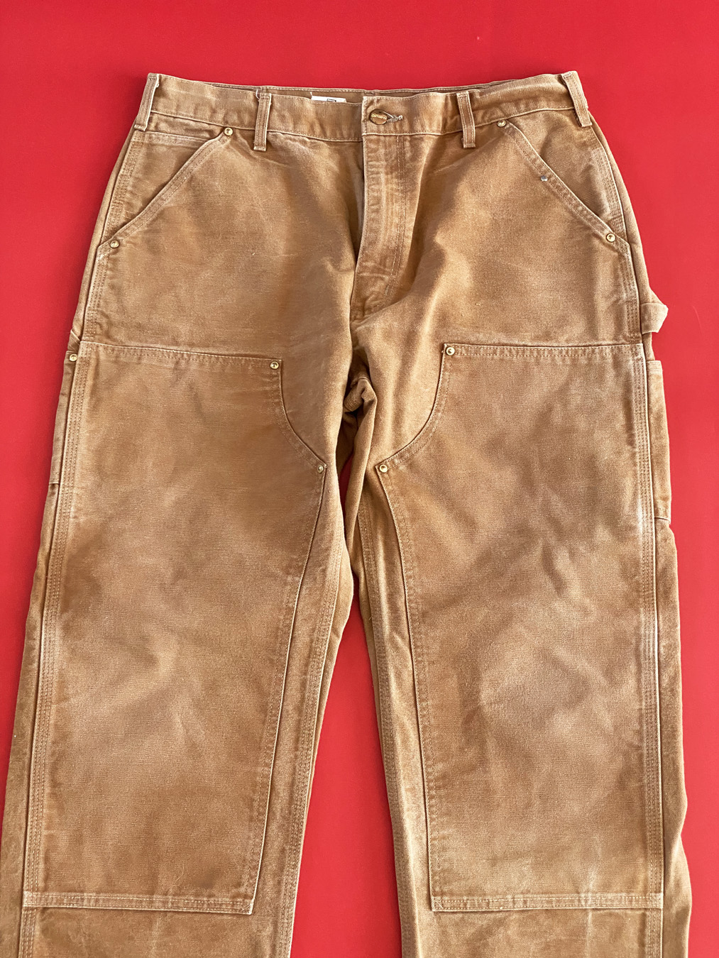 90s Carhartt Brown Double Knee Pants - 5 Star Vintage