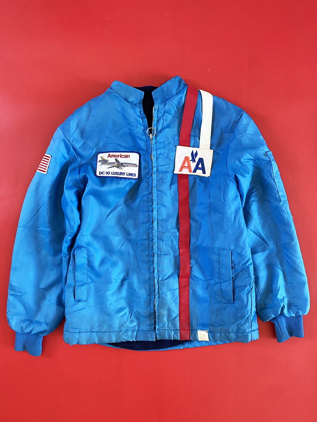 格安人気 VINTAGE 1970s jacket comic american ノーカラージャケット