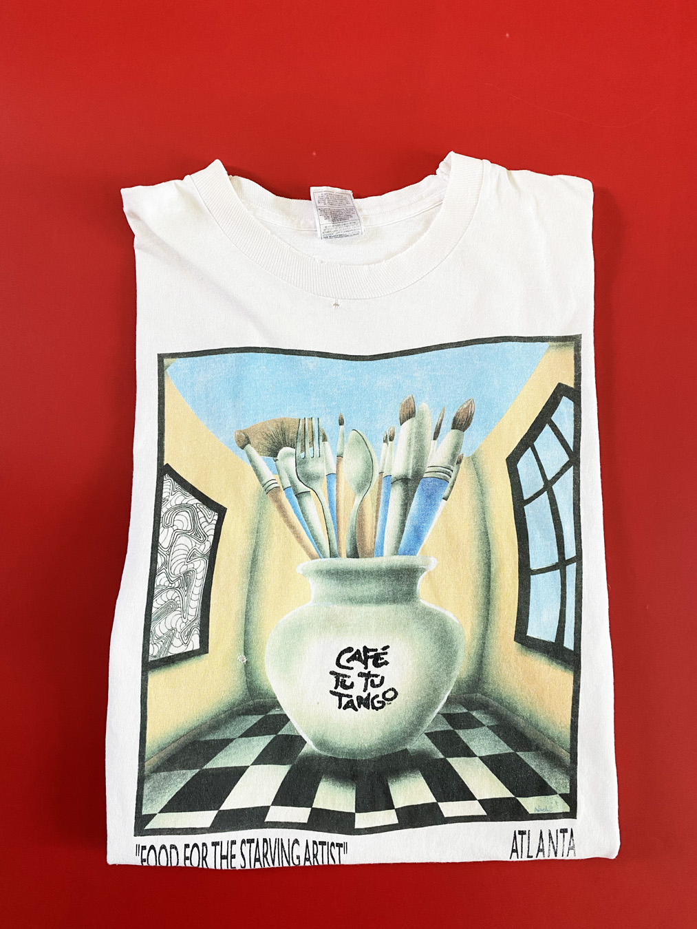90s Cafe Tu Tu Tango ‘Food for Starving Artist’ T-Shirt