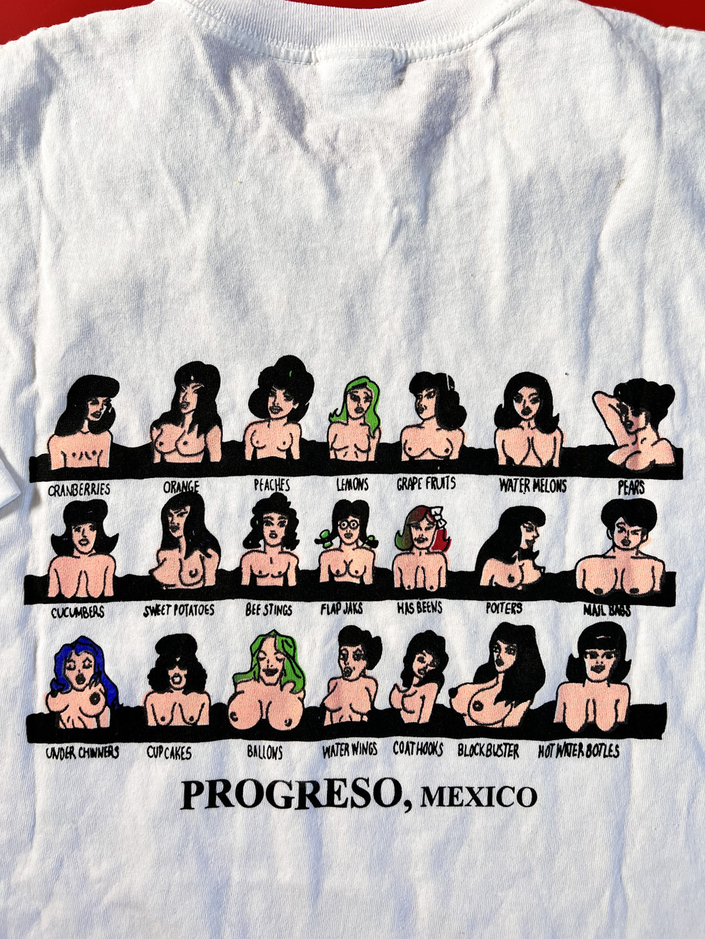 2000s Types Of Boobs Mexico Shirt - 5 Star Vintage