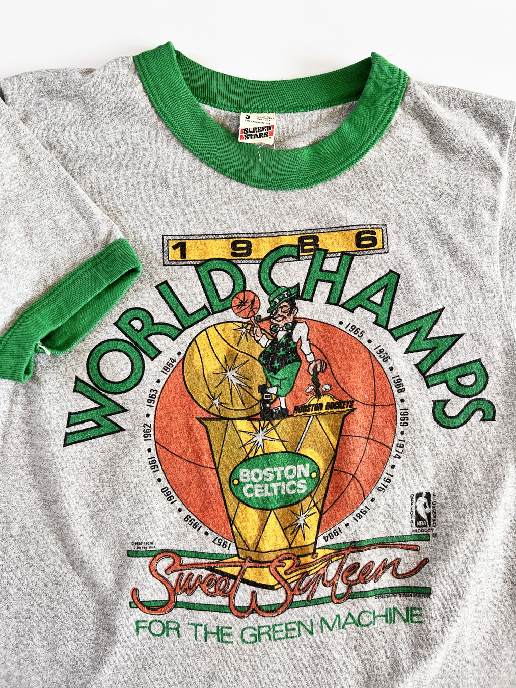 boston celtics 1986 championship t shirt