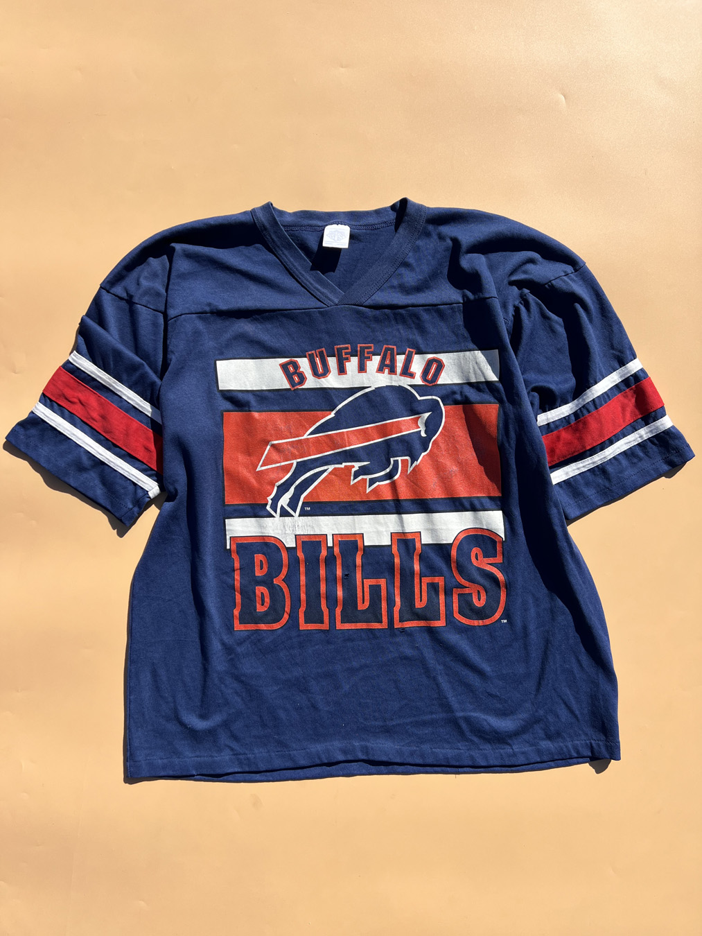 90s Buffalo Bills Half Jersey Shirt - 5 Star Vintage