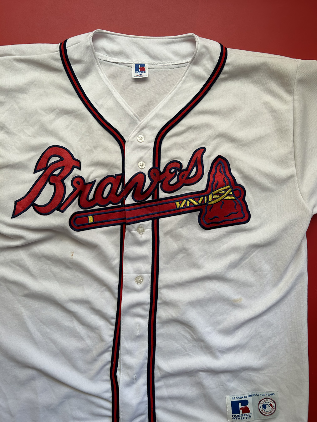 90’s Braves Russell Athletic Authentic Jersey